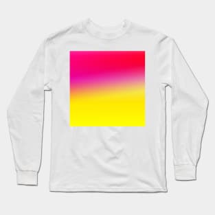 red yellow pink abstract texture Long Sleeve T-Shirt